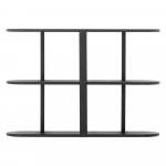 Must astmeline riiul 80 cm Vicente - Bloomingville