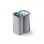 Helehall riidest pesukorv 2x40 l Duo - Joseph Joseph