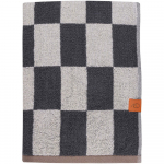 Antratsiitne/beež orgaanilisest puuvillast froteer&auml;tik 70x133 cm Retro - Mette Ditmer Denmark