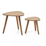 Akaatsiapuidust abilauad 2tk komplektis 60x61 cm Duvani - Kave Home