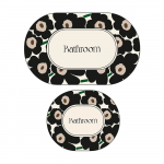 Mustad/beežid vannitoamatid 2tk komplektis 60x100 cm Oweld - Foutastic