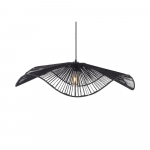 Must metallist ripplamp paberpunutud varjuga, &oslash; 80 cm Sombra - Leitmotiv