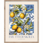 Tr&uuml;kitud pilt raamiga 40x50 cm Sicilia - Styler