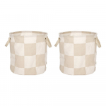 Riidest korvid komplektis 2 tk &oslash; 32x32 cm Chess - OYOY Living Design