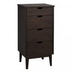 Tumeda naturaalse tammepuidust kummut 45x92x38 cm Garrison - Rowico