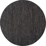 Must &uuml;mmargune sise- ja &otilde;uevaip &oslash; 120 cm Mira 1450 - Ayyildiz Carpets