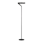 Matt must alumiiniumist h&auml;mardatav LED-p&otilde;randalamp (k&otilde;rgus 168 cm) Tilia - Nova Luce