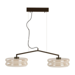 Pruun/kreemikas opaalklaasist ripplamp Apelqvist - Jotex