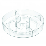 &Uuml;mmargune l&auml;bipaistev hoiukarp iDesign The Home Edit, ⌀ 45,7 cm - iDesign/The Home Edit
