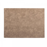 Pruunist kunstnahast taldrikut&auml;idis, ristk&uuml;lik, 33 x 45 cm Troja - ZicZac