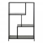 Must raamaturiiul 77x114 cm Seaford - Actona