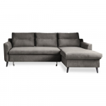 Tumehall sametne nurgadiivan , paremas nurgas Stylish Stan - Miuform