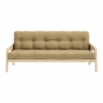 Pruun/beež diivanvoodi 204 cm Grab - Karup Design