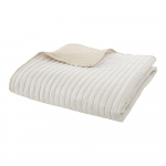 Beež tepitud voodikate 220x230 cm Stripe - Catherine Lansfield