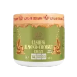 King of Creams Anakardžių ir migdolų kremas su kokoso drožlėmis (500 g)