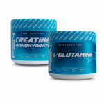 FEN Creatine pure 300 g + FEN L-Glutamine pure 300 g.