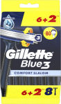 GILLETTE Blue 3 Comfort Slaalom &uuml;hekordsed pardlid 8tk