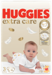 Huggies Extra Care m&auml;hkmed #3 6-10kg, 72 tk