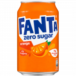 FANTA Zero Orange, 330ml purgis