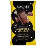 CACHET piima&scaron;okolaaditahvel mandlite ja nugatiga 300g