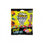 BRAIN BLASTERZ Sour Wormz Jelly Candy 100g