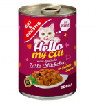 G&G Hello My Cat Huhn kassidele m&otilde;eldud konserv veiselihaga 415g