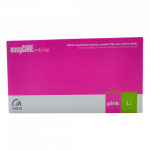 EASYCARE Nitriilkindad ilma puudrita, roosa, L, 100tk