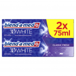 BLEND-A-MED 3D valge klassikaline v&auml;rske hambapasta 75mlx2