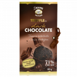 ZIGANTE Tume &scaron;okolaaditahvel mustade suvetr&uuml;hvlitega, 60 g