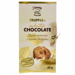 ZIGANTE Valge &scaron;okolaaditahvel valgete tr&uuml;hvlitega, 60 g