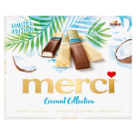 MERCI Kookosp&auml;hkli &scaron;okolaadikommide assortii, karbis 250g