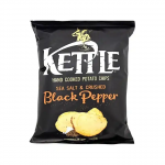 KETTLE Sea Salt - musta pipra kartulikr&otilde;psud, 130 g