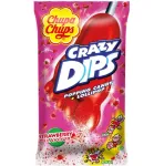 Chupa Chups Crazy Dips j&auml;&auml; maasikamaitselisele pulgale 14g