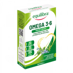 EQUILIBRA toidulisand OMEGA 3-6, 32 pehmekapslit