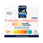 MATT Potassio e Magnesio Forte ZERO, magnesium and potassium, 12 pack.