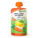 Fleur Alpine Organic baby puree in pouch Apple, carrot and parsnip from 6 months, 120g