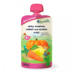 Fleur Alpine Organic baby puree in pouch Apple-Butternut squash-Carrot-Quinoa from 8 months, 120g