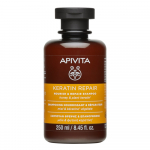 APIVITA Nourish & Repair &scaron;ampoon Keratin Repair kuivadele kahjustatud juustele, 250ml