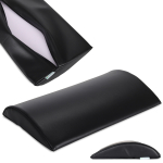 Poolringikujuline nimmemassaažipadi Habys Vinyl Flex 40&times;25&times;5 cm pehme, must