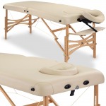 Massaažilaud Panda 70 Comfort n&auml;oavaga, Vinyl Flex K033 kattega, beež