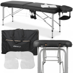 Kokkupandav kaasaskantav massaažilaud Vera 60 Comfy K515 must