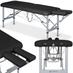 Massaažilaud Chiro Ultralux 19 Alu Vinyl Flex K015, must