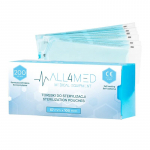 All4med steriliseerimiskotid autoklaavi jaoks 57 mm x 105 mm 200 tk