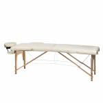 Kokkupandav massaažilaud BEAUTY SYSTEM WOOD 2 CREAM