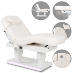 Luksuslik kosmeetiline voodi Eterna Gentle Flex valge, 4 mootoriga