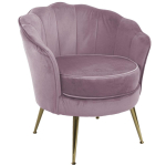 Sametist tugitool LUGANO BX-LE69, roosa
