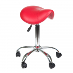 Kosmetoloogiline stool COSMETIC BEAUTY STOOL SINGLE RED