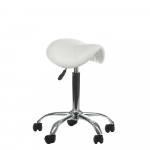 Kosmetoloogiline stool COSMETIC BEAUTY STOOL SINGLE WHITE