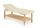 Statsionaarne massaažilaud Nova Light Wood Ivory