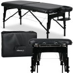 Kokkupandav massaažilaud Aveno Life Estetic Black Comfort Base must